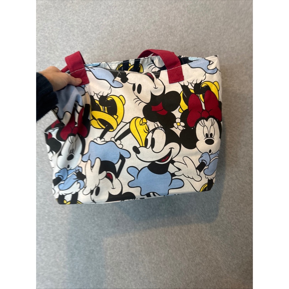 Disney Minnie Mouse & Friends Canvas‎ Tote Bag Disney Parks Multi Color AOP - Picture 5 of 7